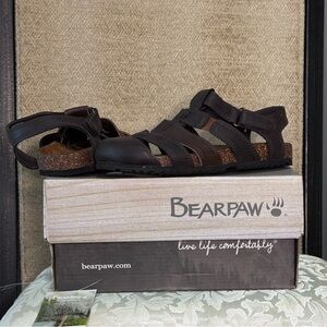 BearPaw Chocolate Youth Sandals
